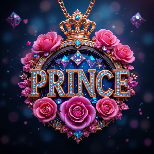 Rose Crown Royal Name Art